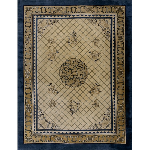 19th Century Chinese Peking Carpet